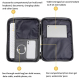 Sacoche Ordinateur Portable Imperméable Motif Pied-de-Poule Pour Tablette Design Compact et Résistant - www.yonis-shop.com