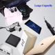 Sacoche Ordinateur Portable Antivol Imperméable Grande Capacité Avec Port USB Taille Compacte Noir - www.yonis-shop.com