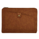 Sacoche Ordinateur Portable En Cuir Véritable Pour Affaires Avec Fermeture Éclair Pour Tablette et Ordinateur Jusqu'à 15.4 Po...