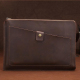 Sacoche Ordinateur Portable En Cuir Véritable Pour Affaires Avec Fermeture Éclair Pour Tablette et Ordinateur Jusqu'à 15.4 Po...