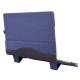 Sacoche Ordinateur Portable 15.6 Pouces Cuir Antichoc Avec Support Bleu Foncé Design Magnétique - www.yonis-shop.com