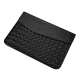 Sacoche Ordinateur Portable Tissée Main 15 Pouces Or Protection Complète et Élégance en Cuir PU
