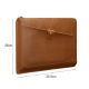 Sacoche Ordinateur Portable En Cuir Véritable Pour Laptop Et Tablette 15 Pouces Et Moins Protection Contre Chocs Et Rayures C...