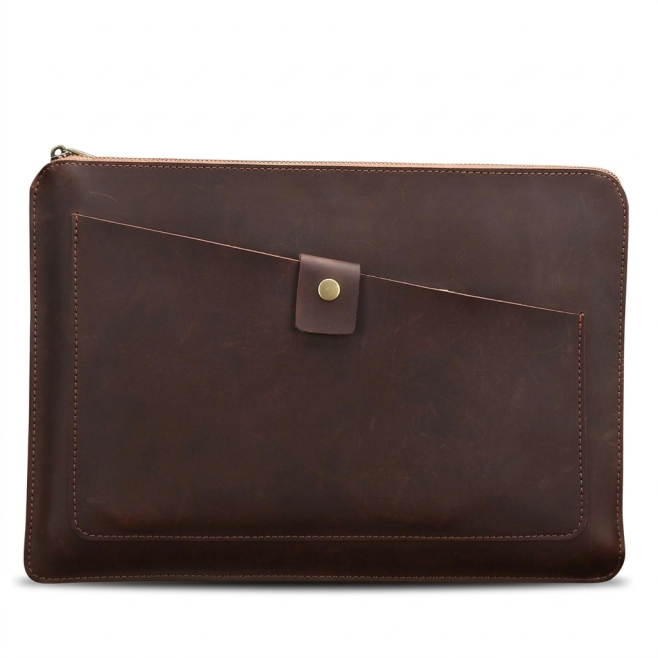 Sacoche Ordinateur Portable En Cuir Véritable Pour PC et Tablette 13 Pouces Protection Contre Chocs et Rayures - www.yonis-sh...