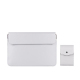 Sacoche Ordinateur Portable Cuir PU Étanche et Résistante Avec Support Intégré Taille 14.1-15.4 Pouces Design Léger et Pratiq...