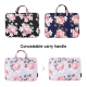 Sacoche Ordinateur Portable 15 Pouces Motif Rose Blanche Étanche Résistante Aux Chocs Ultra-Fine Avec Poignée Cachée - www.yo...