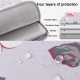Sacoche Ordinateur Portable 15 Pouces Motif Rose Blanche Étanche Résistante Aux Chocs Ultra-Fine Avec Poignée Cachée - www.yo...