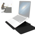 Sacoche Ordinateur Portable 4 en 1 Imperm&eacute;able en Cuir PU avec Poign&eacute;e Support Porte-Stylo et Accessoires pour Laptops 15 Pou...