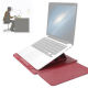 Sacoche Ordinateur Portable 4 en 1 Imperméable en Cuir PU avec Poignée Support Porte-Stylo et Accessoires pour Laptops 15 Pou...