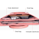 Sacoche Ordinateur Portable 15.4 Pouces Universelle Avec Poignée Confortable et Doublure Protectrice Navy - www.yonis-shop.com