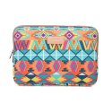 Sacoche Ordinateur Portable 15 Pouces Design Géométrique Orange Étanche et Résistante en Toile - www.yonis-shop.com