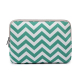 Sacoche Ordinateur Portable 15 Pouces Design Rayé Étanche et Résistante Vert Clair - www.yonis-shop.com