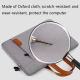 Sacoche Ordinateur Portable Légère Et Imperméable En Tissu Oxford Pour Écran 15 Pouces Avec Doublure En Velours - www.yonis-s...