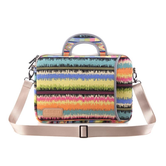 Sacoche Ordinateur Portable 15 Pouces Étanche Résistante Aux Chocs Avec Poches Latérales et Doublure en Flanelle - www.yonis-...