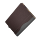 Sacoche Ordinateur Portable Cuir PU Gris Élégant Protection et Dissipation Thermique - www.yonis-shop.com