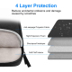 Sacoche Ordinateur Portable Étanche Et Élégante Pour Macbook Et PC 14-16 Pouces Avec Grande Capacité Et Protection Multi-Couc...