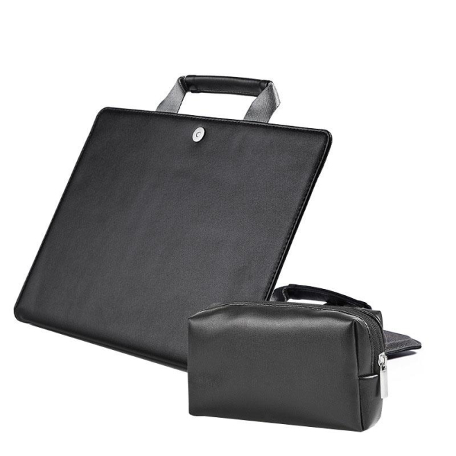 Sacoche Ordinateur Portable Noire Protection 360° Design Élégant et Léger Résistant à l'Eau Pour Voyage et Travail - www.yoni...