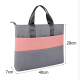Sacoche Ordinateur Portable 14-15 Pouces Étanche Et Résistante Avec Grande Capacité Rose Et Grise - www.yonis-shop.com