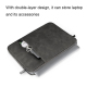 Sacoche Ordinateur Portable Imperméable Double Couche En Cuir De Mouton Taille 14.1-15.4 Pouces Anti-Choc Et Anti-Vol Couleur...
