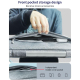 Sacoche Ordinateur Portable Étanche 14 Pouces Noire Avec Technologie Antichoc Et Poche Secrète Airtag - www.yonis-shop.com
