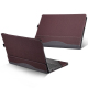 Sacoche Ordinateur Portable En Cuir PU Bleu Pour Protection Et Rangement Confortable Anti-Dérapant Avec Dissipation Thermique...