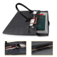 Sacoche Ordinateur Portable Imperméable et Résistante aux Chocs pour Voyage Confortable Noir Mystérieux Taille 14.1-15.4 Pouc...
