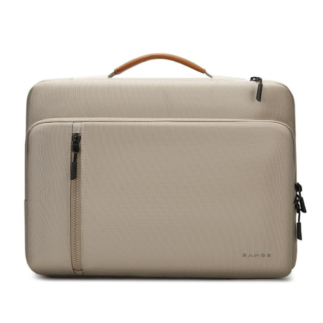 Sacoche Ordinateur Portable Khaki Protection 360° Anti-Choc Etanche Avec Compartiments Multiples - www.yonis-shop.com