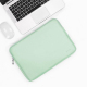 Sacoche Ordinateur Portable Cuir PU Vert Menthe Taille 13 à 14 Pouces Résistante à l'Eau et aux Chocs