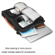 Sacoche Ordinateur Portable Étanche Avec Poignée Télescopique Et Protection 360° Pour PC 13 à 14 Pouces Noir - www.yonis-shop...