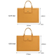 Sacoche Ordinateur Portable En Cuir PU Jaune Étanche Et Résistante Pour Ordinateur 13/14 Pouces - www.yonis-shop.com