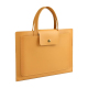 Sacoche Ordinateur Portable En Cuir PU Jaune Étanche Et Résistante Pour Ordinateur 13/14 Pouces - www.yonis-shop.com