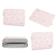 Sacoche Ordinateur Portable 14 Pouces Cuir PU Imperméable Anti-Choc Design Léger et Élégant Rose Clair - www.yonis-shop.com