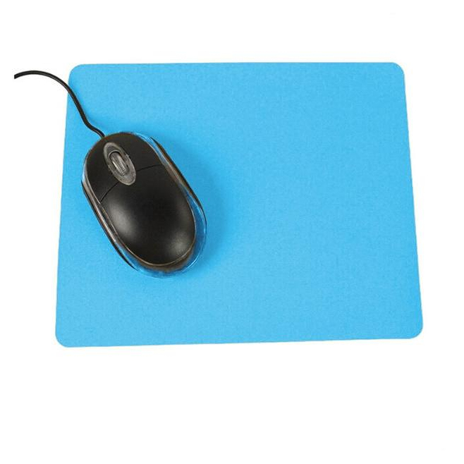 Tapis De Souris Antidérapant Ultra Mince Couleur Unie Pour Bureau Et Gaming - Jaune - Lavable Et Durable - www.yonis-shop.com