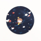 Tapis De Souris Rond 22cm Série Fruits Design Pastèque Accessoire Bureau En Caoutchouc - www.yonis-shop.com