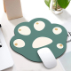 Tapis De Souris Patte De Chat Antidérapant En Caoutchouc Naturel Vert 28x25cm Design Confortable Et Mignon - www.yonis-shop.com