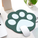 Tapis De Souris Patte De Chat Antidérapant En Caoutchouc Naturel Vert 28x25cm Design Confortable Et Mignon - www.yonis-shop.com