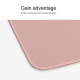 Tapis De Souris Rose Confortable Et Antidérapant Avec Revêtement Résistant Aux Éclaboussures Pour Bureau Et Maison - www.yoni...