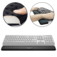 Tapis De Souris Ergonomique En Mousse À Mémoire Avec Repose-Poignet Antidérapant Noir Taille L