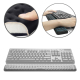 Tapis De Souris Ergonomique En Mousse À Mémoire Avec Repose-Poignet Antidérapant Noir Taille L - www.yonis-shop.com
