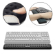Tapis De Souris Confortable En Mousse À Mémoire De Forme Avec Repose-Poignet Antidérapant Massage Résistant À La Sueur Taille Moyenne
