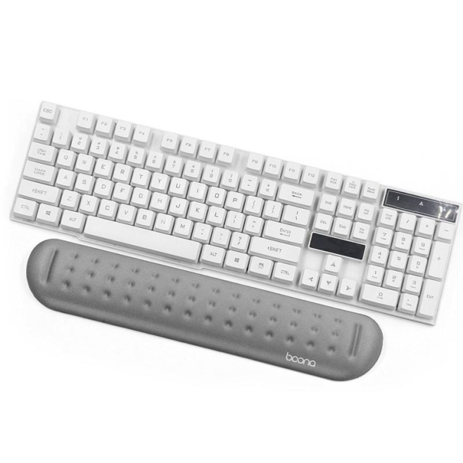 Tapis De Souris Ergonomique Avec Repose-Poignet En Silicone Et Mémoire De Forme Pour Confort Optimal - www.yonis-shop.com