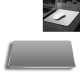 Tapis De Souris Antidérapant Double Face En Alliage D'Aluminium Taille Moyenne Argenté Haute Qualité Facile À Nettoyer
