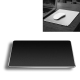 Tapis De Souris Antidérapant Double Face En Alliage D'Aluminium Taille Moyenne Argenté Haute Qualité Facile À Nettoyer - www....