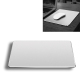 Tapis De Souris Antidérapant Double Face En Alliage D'Aluminium Taille Moyenne Argenté Haute Qualité Facile À Nettoyer - www....