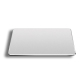 Tapis De Souris Antidérapant Double Face En Alliage D'Aluminium Taille Moyenne Argenté Haute Qualité Facile À Nettoyer - www....