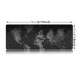 Tapis De Souris Antidérapant Carte Du Monde En Caoutchouc Et Tissu Surface Lisse 70x30cm - www.yonis-shop.com