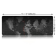 Tapis De Souris Grande Taille Antidérapant Carte Du Monde Surface Lisse Caoutchouc Et Tissu 80x30cm - www.yonis-shop.com