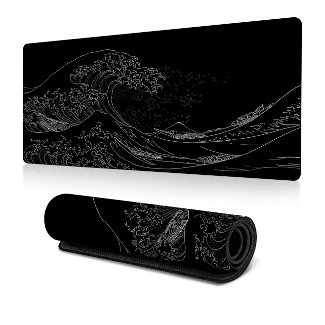 Tapis De Souris XXL Antidérapant Pour Gamer Avec Surface Microfibre et Bords Cousus - www.yonis-shop.com