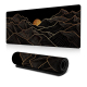 Tapis De Souris Gaming Grande Vague Antidérapant En Caoutchouc Avec Surface En Tissu Lavable Et Bordures Cousues - www.yonis-...