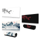 Tapis De Souris Anti-Dérapant En Caoutchouc Avec Motif Fleur De Cerisier Lavable Et Durable Taille 400x900x2mm - www.yonis-sh...
